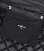 【niceghostclub】stitch puffer angels crossbag [black / beige]