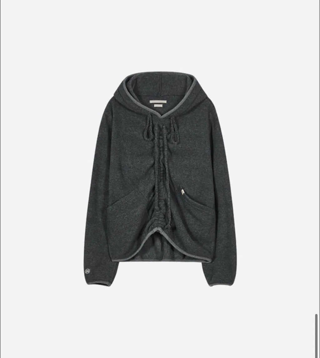 【typeservice】Soft Fleece Hoodie [Charcoal]