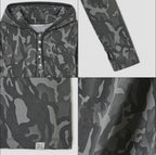 【typeservice】Camo Slim Hoodie [Charcoal]