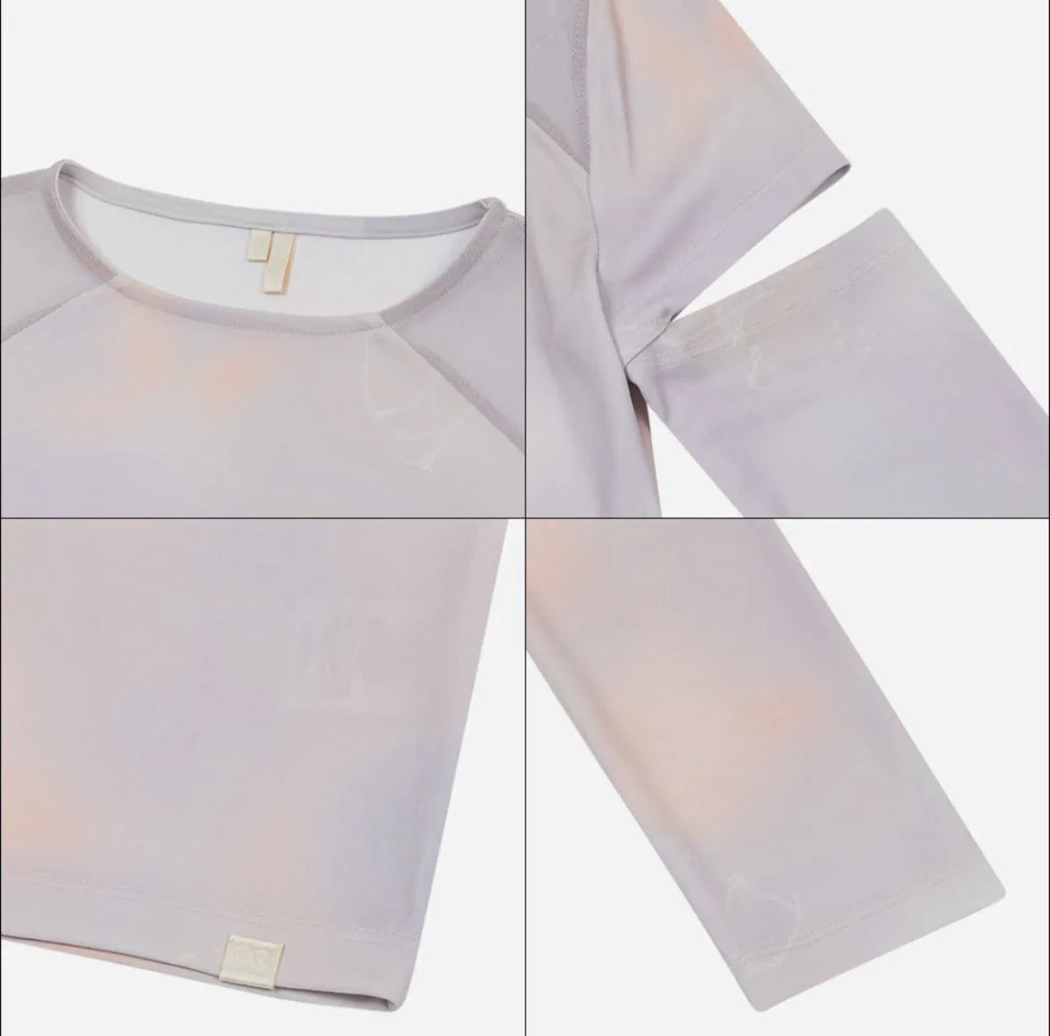 【typeservice】Marbling Mesh T-Shirt [Purple]