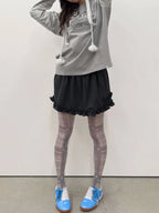 【typeservice】Frost Plaid Tights [Gray]