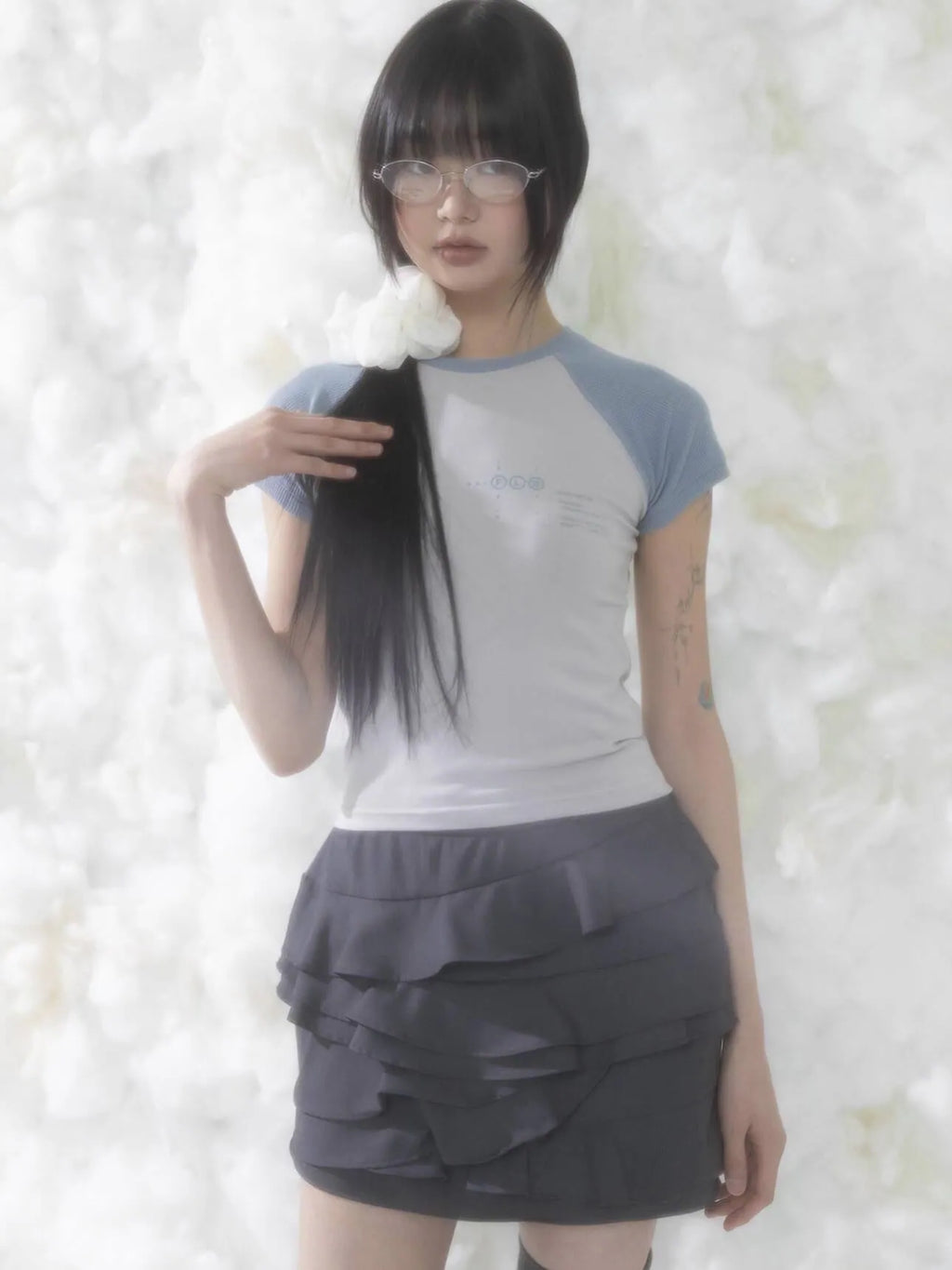【Flare up】Muta Waffle Raglan T-Shirt  [6 colors]
