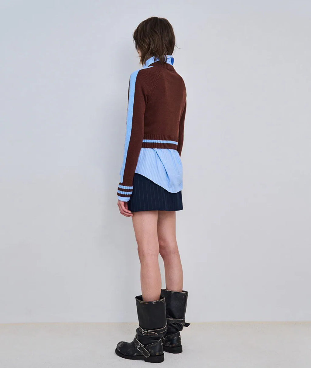 【NEGATIVETHREE】Slouchy Long Boots [Rub off black]