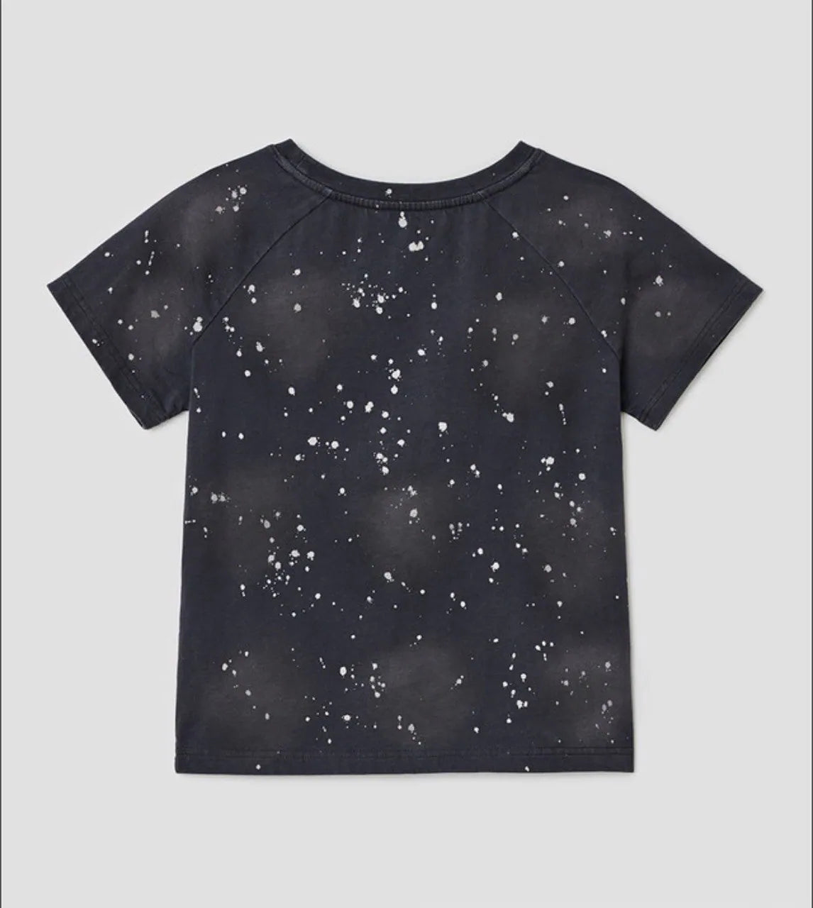 【typeservice】Spray Print Raglan Top [Charcoal]