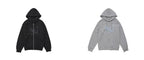 【Flare up】Milky Way Zip Hoodie [Black / Grey]