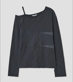 【typeservice】Panel Mesh Top [Charcoal]