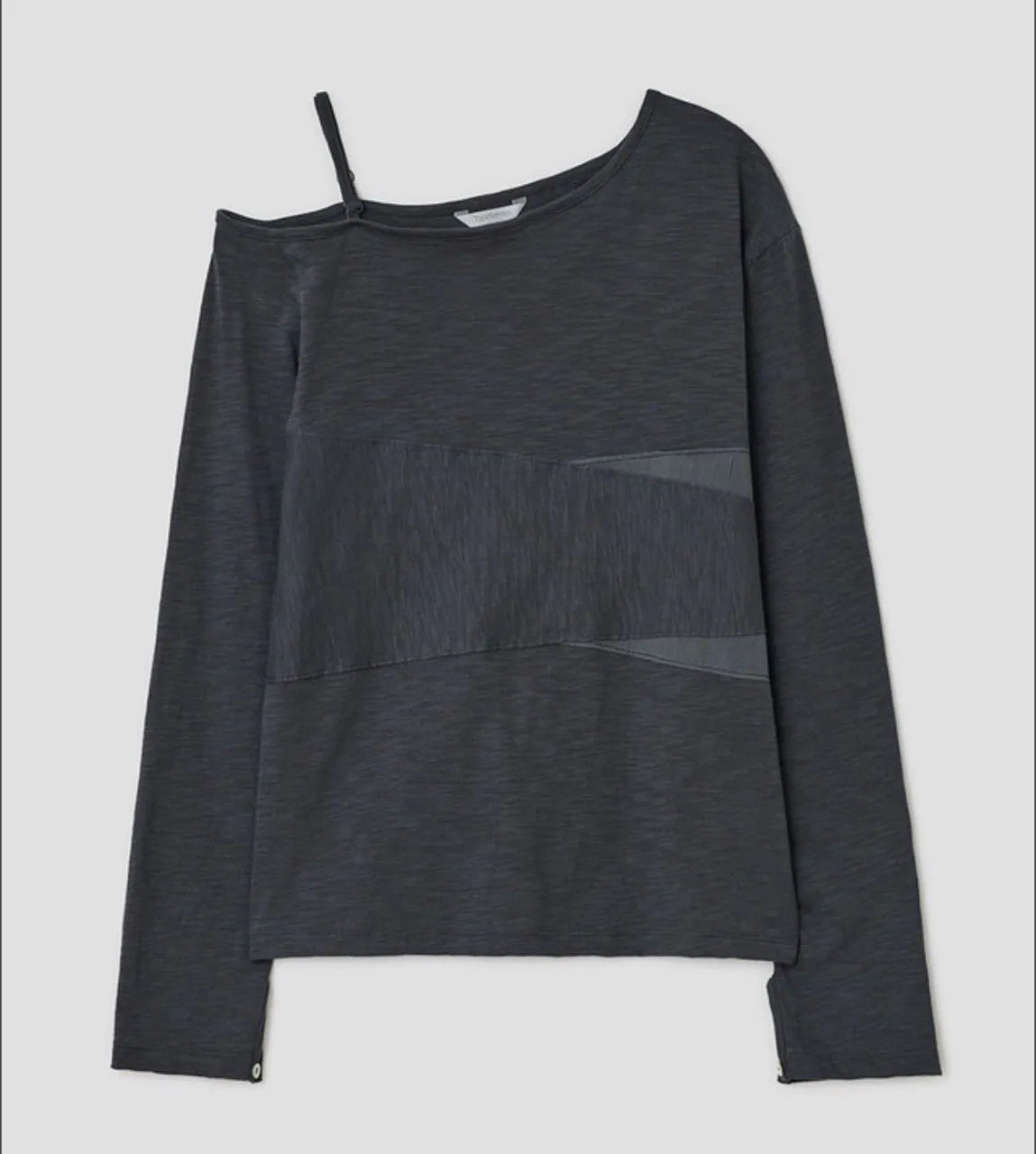 【typeservice】Panel Mesh Top [Charcoal]
