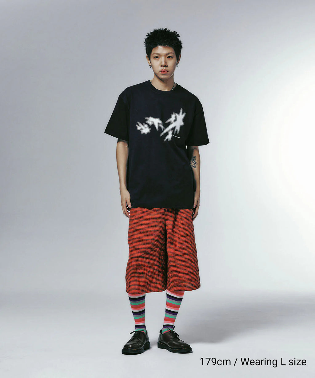 【niceghostclub】halftone symbol tee [Black / White]