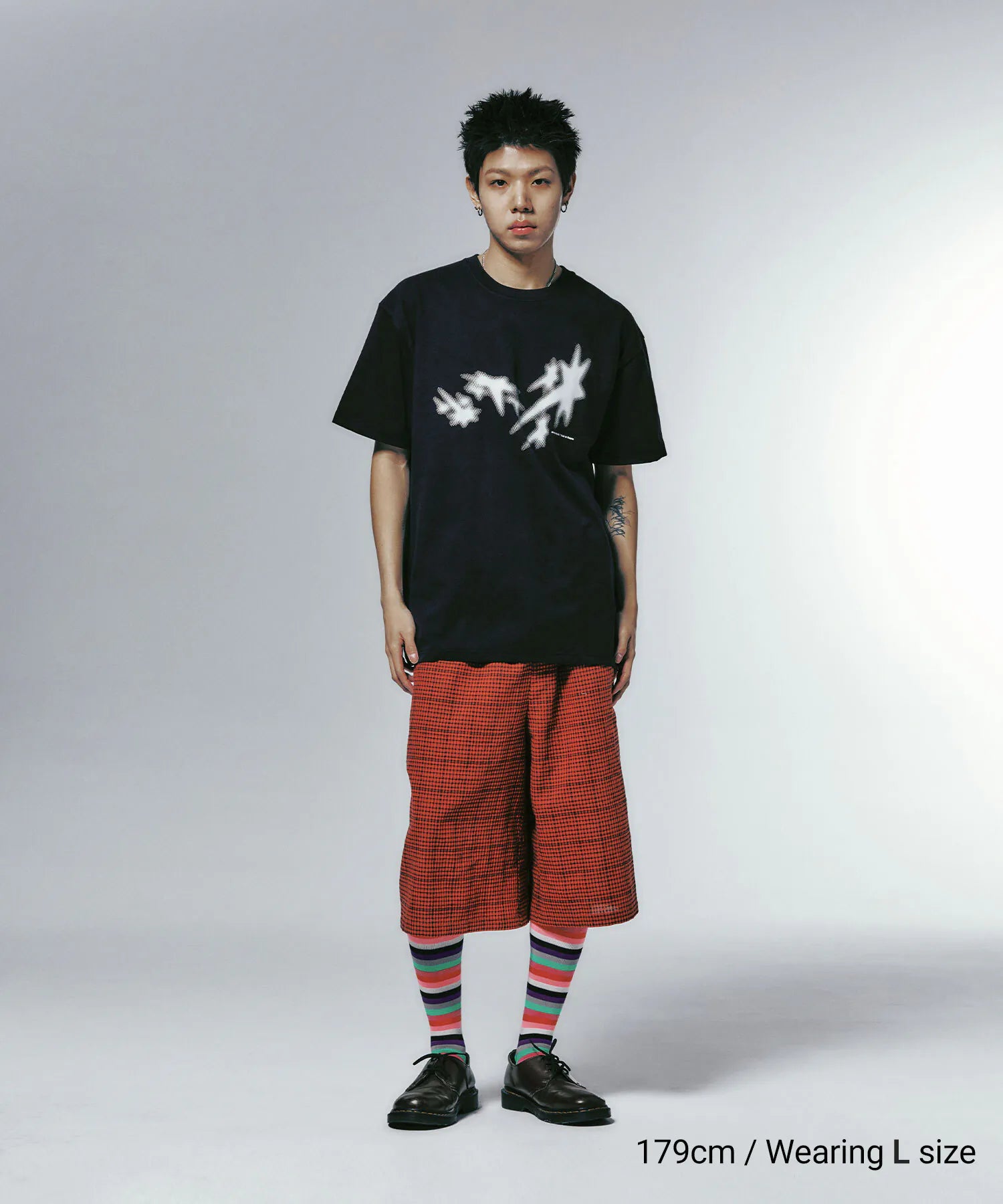 【niceghostclub】halftone symbol tee [Black / White]