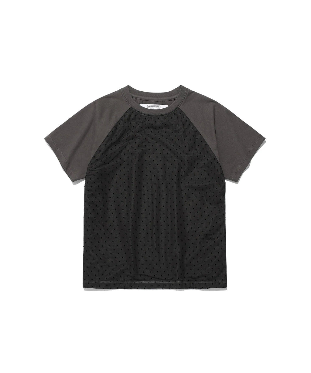 【niceghostclub】ffats layered mesh tee