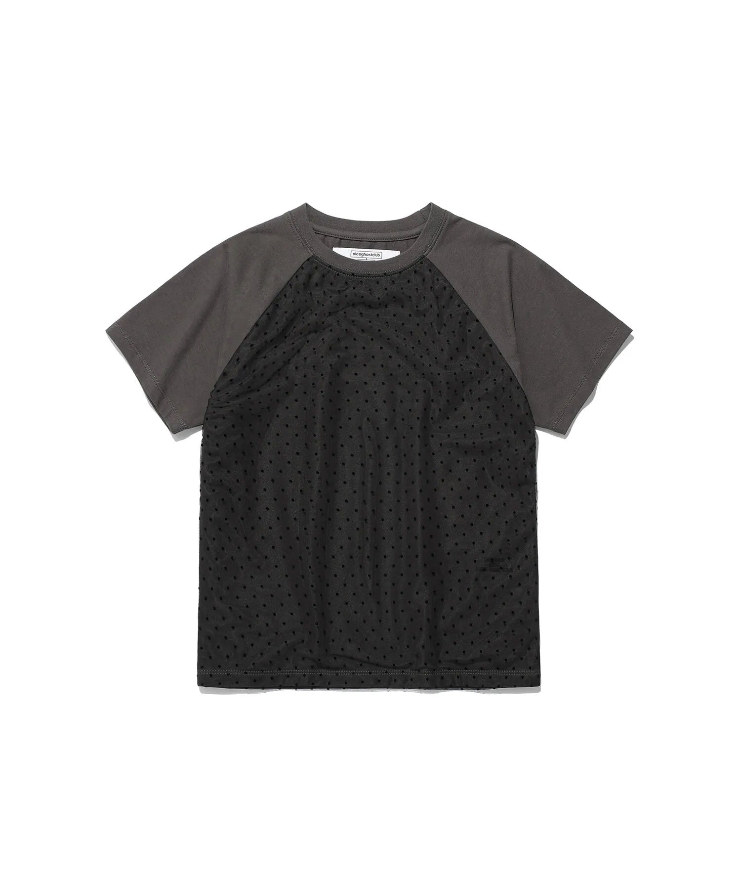 【niceghostclub】ffats layered mesh tee