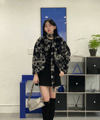 【Flare up】Scarf Fur Jacket