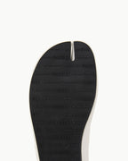 【PAES】Leather String Vintage Flat  [ White / Black ]