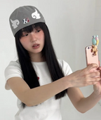 【aeae】AE SYMBOL ANGEL WING CAP [ CAMO / GREY ]