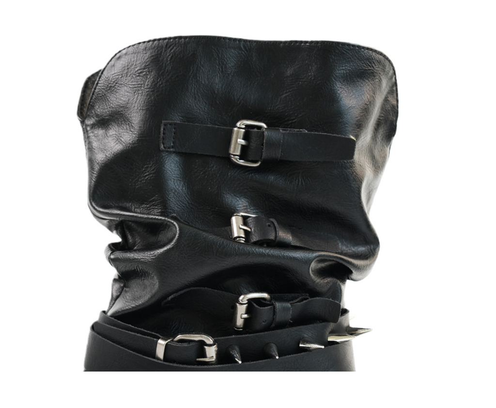 【jakana】MOOREYU ATELIER BUCKLE SHORT ANKLE BOOTS