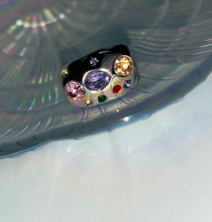 【3amgang】Silver gemstone RING