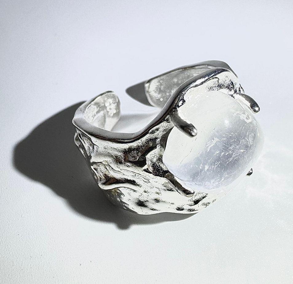 【3amgang】Bumpy crystal ring