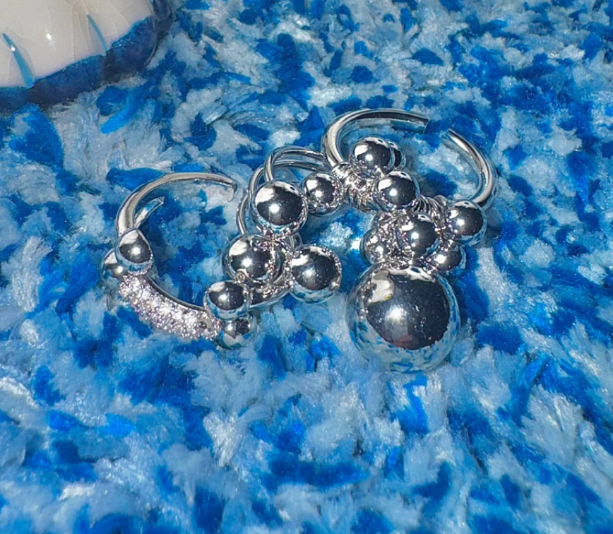 【3amgang】Drop piercing RING