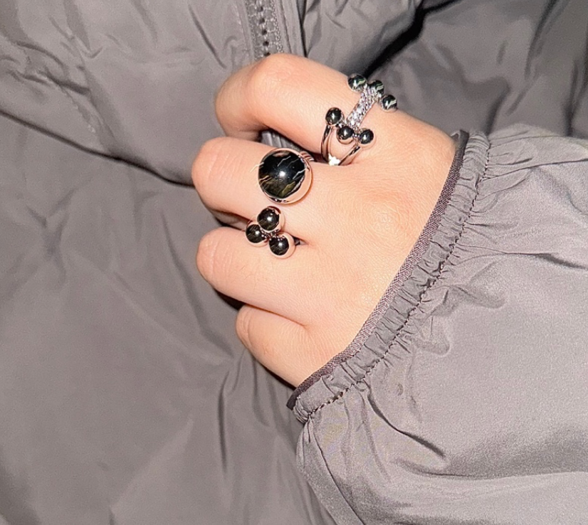 【3amgang】Drop piercing RING