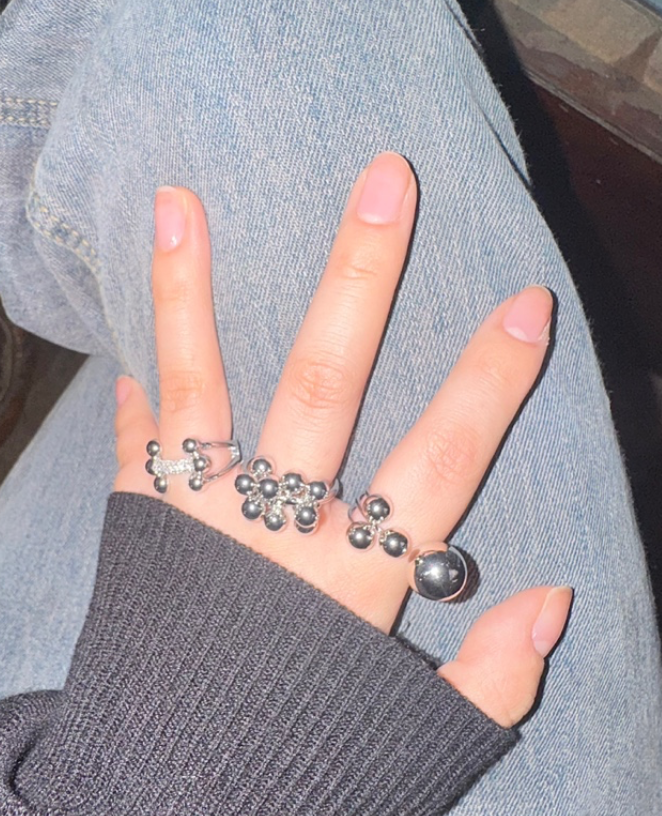 【3amgang】Drop piercing RING