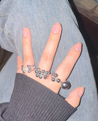 【3amgang】Drop piercing RING