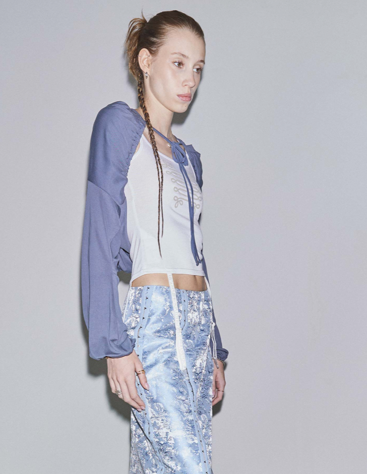 【SCULPTOR】Jersey Priest Hoodie Bolero - 4 colors