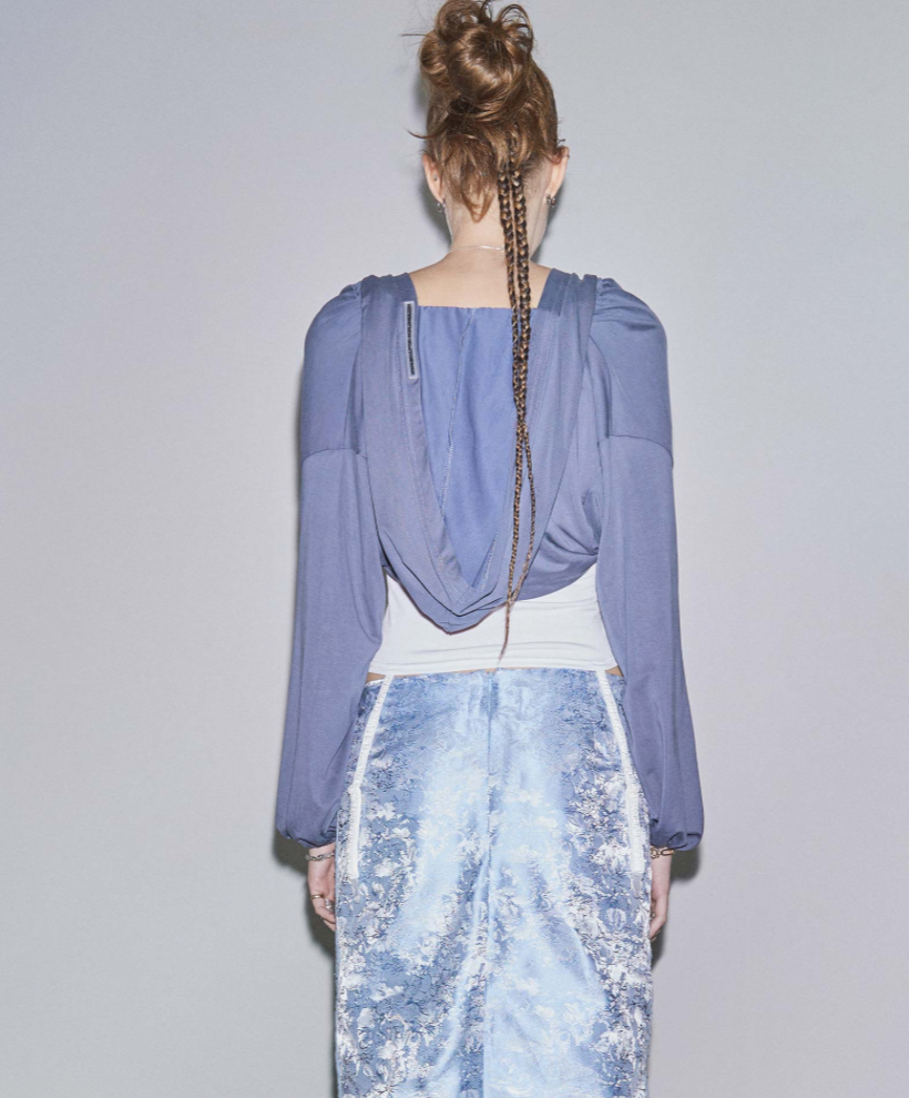 【SCULPTOR】Jersey Priest Hoodie Bolero - 4 colors