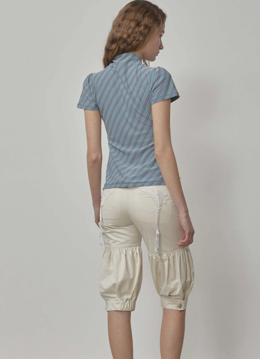 【SCULPTOR】Stripe Jersey Top - 3 colors