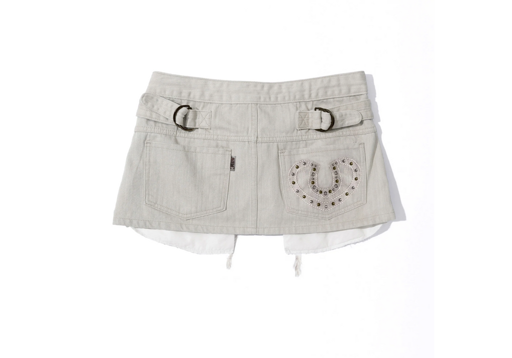【SCULPTOR】Apron Layered Mini Skirt - 3 colors