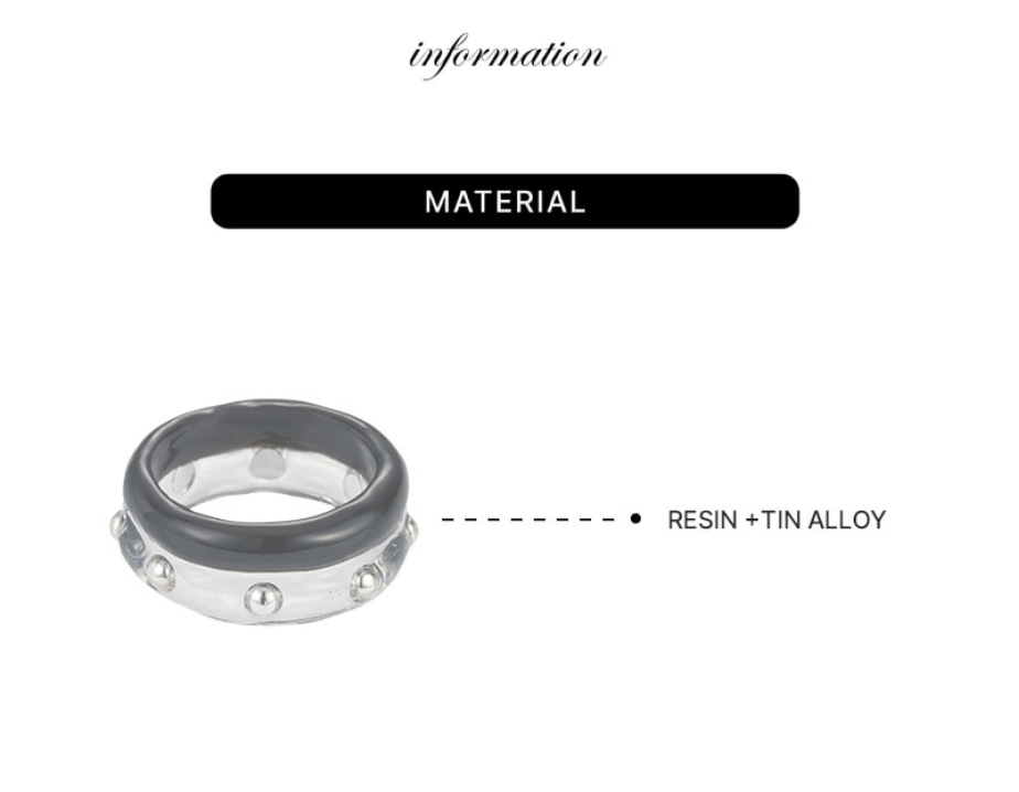 【NFF】rogue two track ring - 3 colors