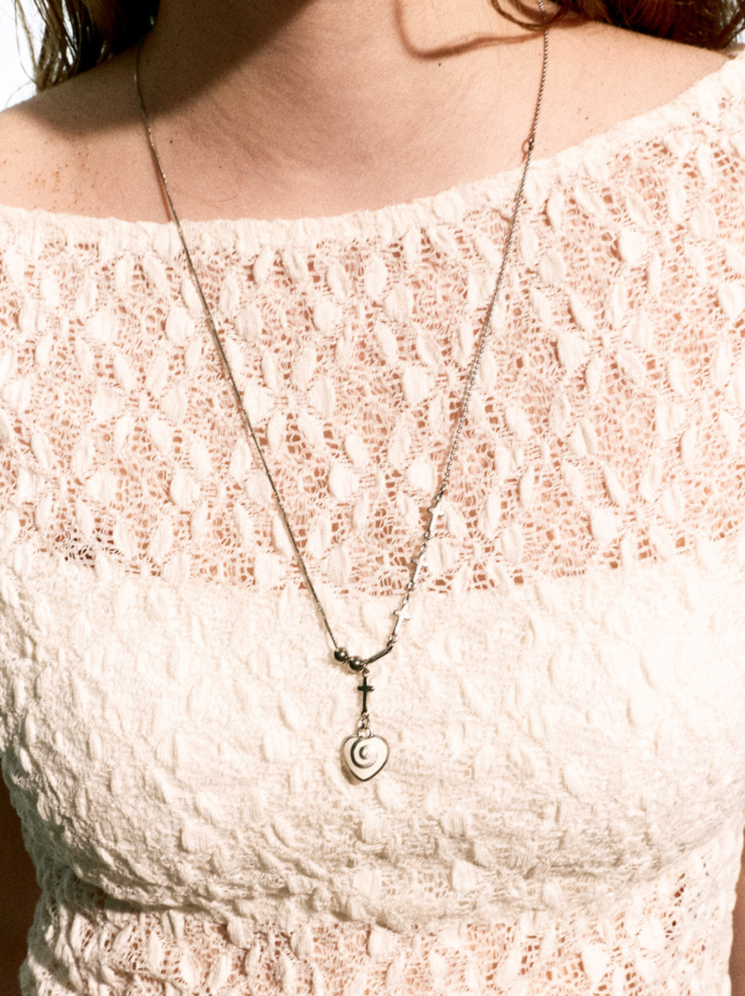 【NFF】heartmaze necklace - 2 colors