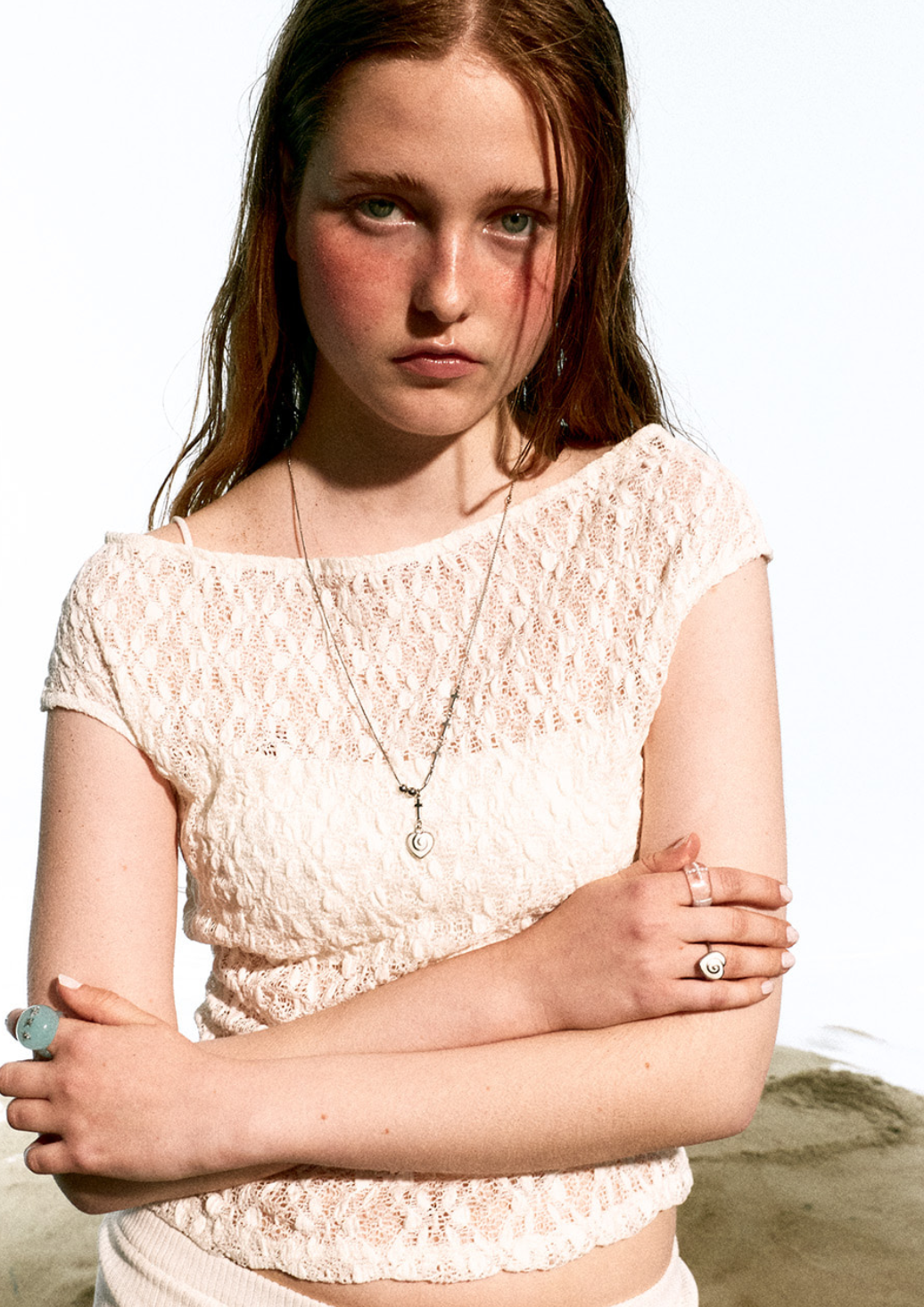 【NFF】heartmaze necklace - 2 colors