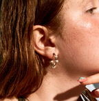 【NFF】eddy hoop earrings - 2 colors