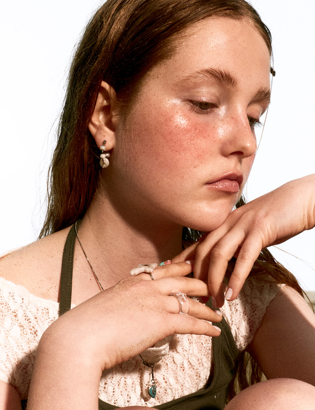【NFF】eddy hoop earrings - 2 colors