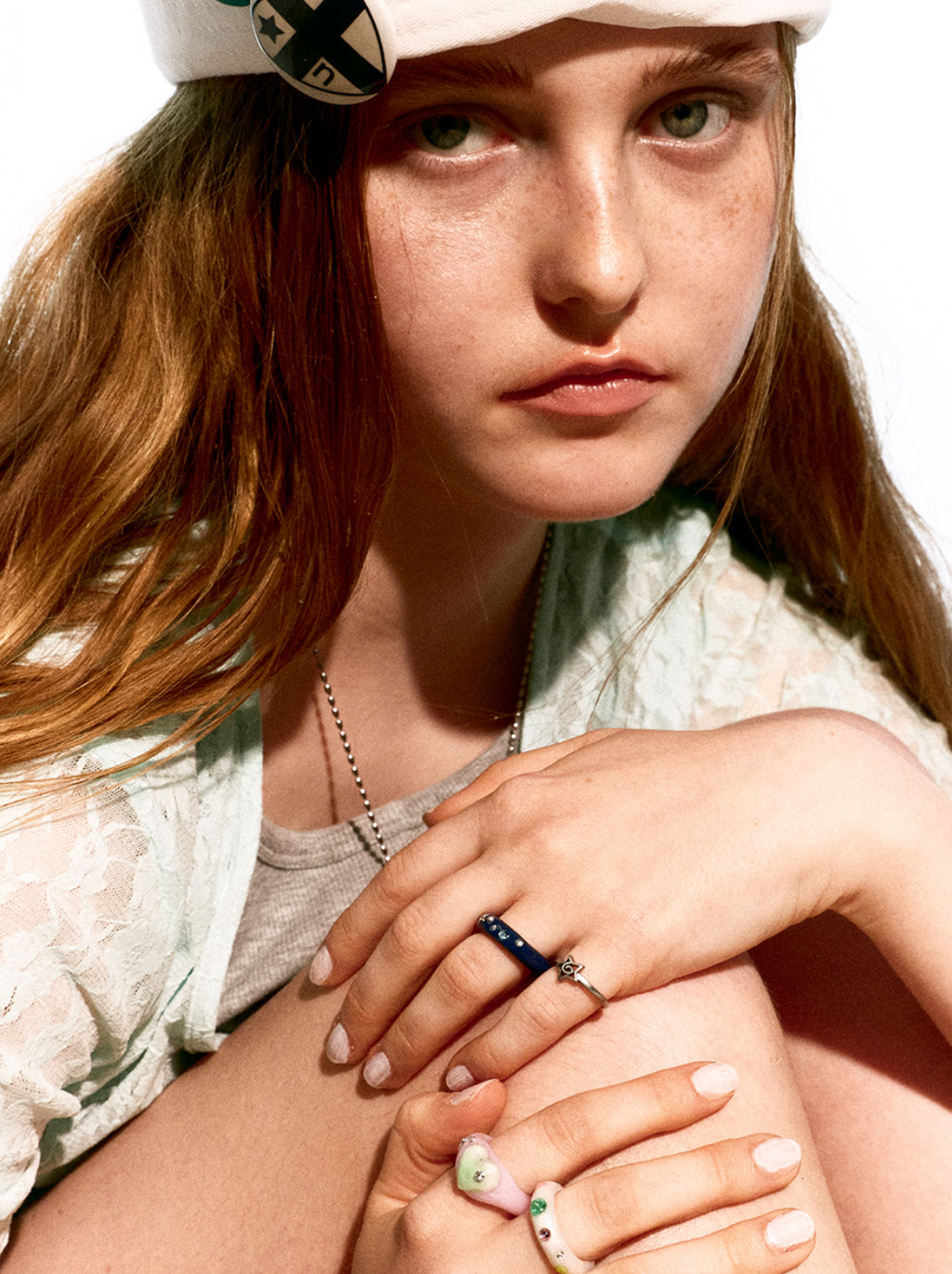 【NFF】prism heart ring - 2 colors