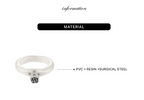 【NFF】rose drop ring - 2 colors