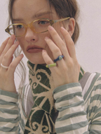 【NFF】dotty romance ring - navy
