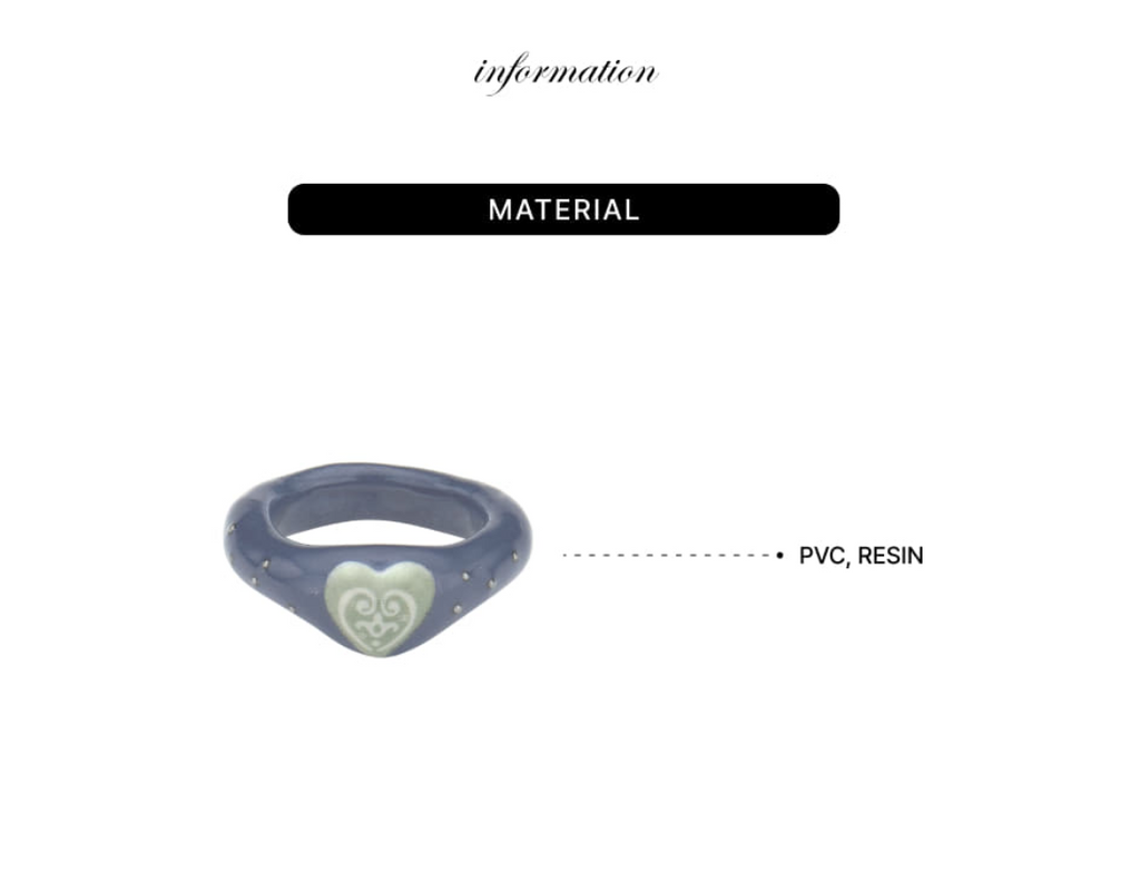 【NFF】dotty romance ring - navy