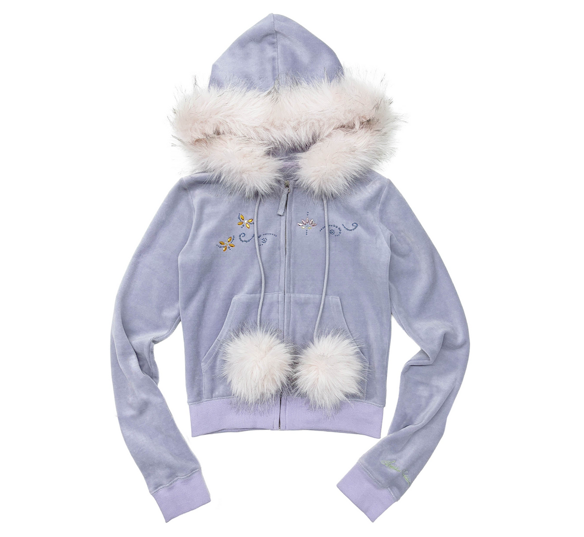 【SCULPTOR】Velour Track Hooded Zip-Up  - 3 colors