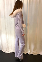 【SCULPTOR】Velour Track Hooded Zip-Up  - 3 colors