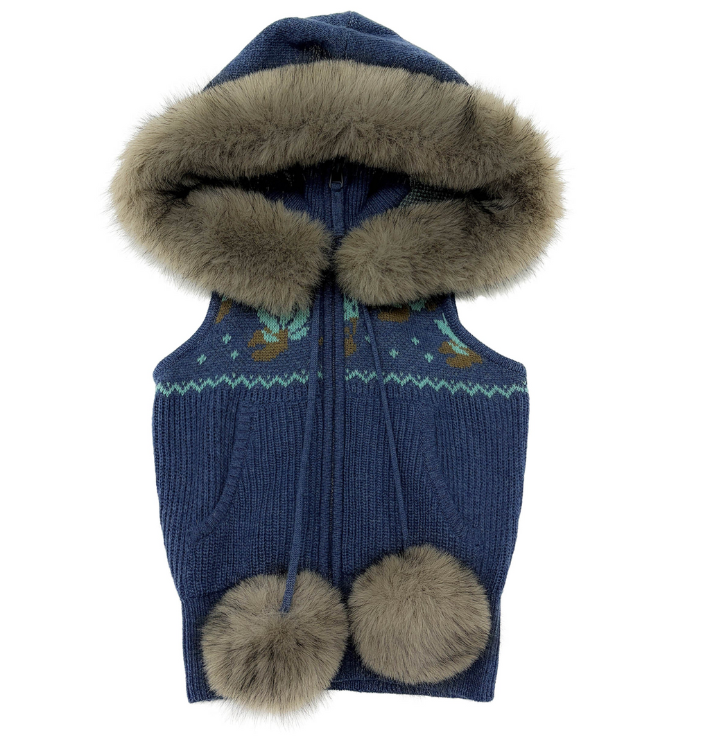 【SCULPTOR】Zen Nordic Hooded Zip-Up Vest - 2 colors