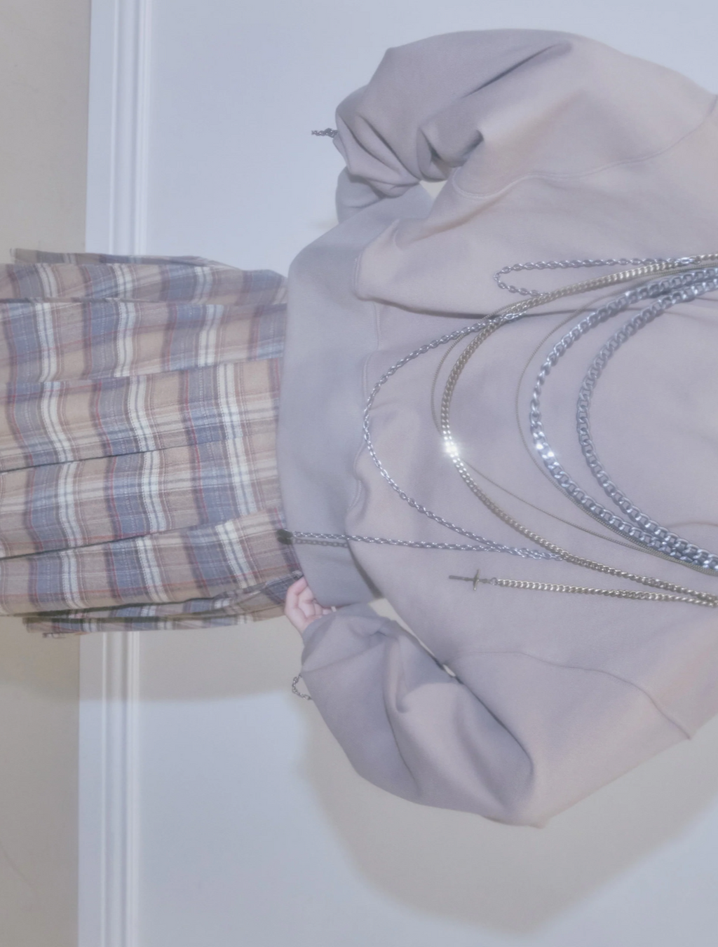 【SCULPTOR】Chain Hooded Zip-Up - 3 colors