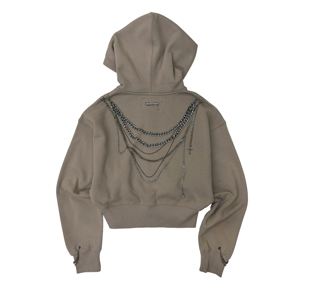 【SCULPTOR】Chain Hooded Zip-Up - 3 colors