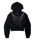 【SCULPTOR】Chain Hooded Zip-Up - 3 colors
