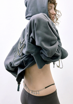 【SCULPTOR】Chain Hooded Zip-Up - 3 colors