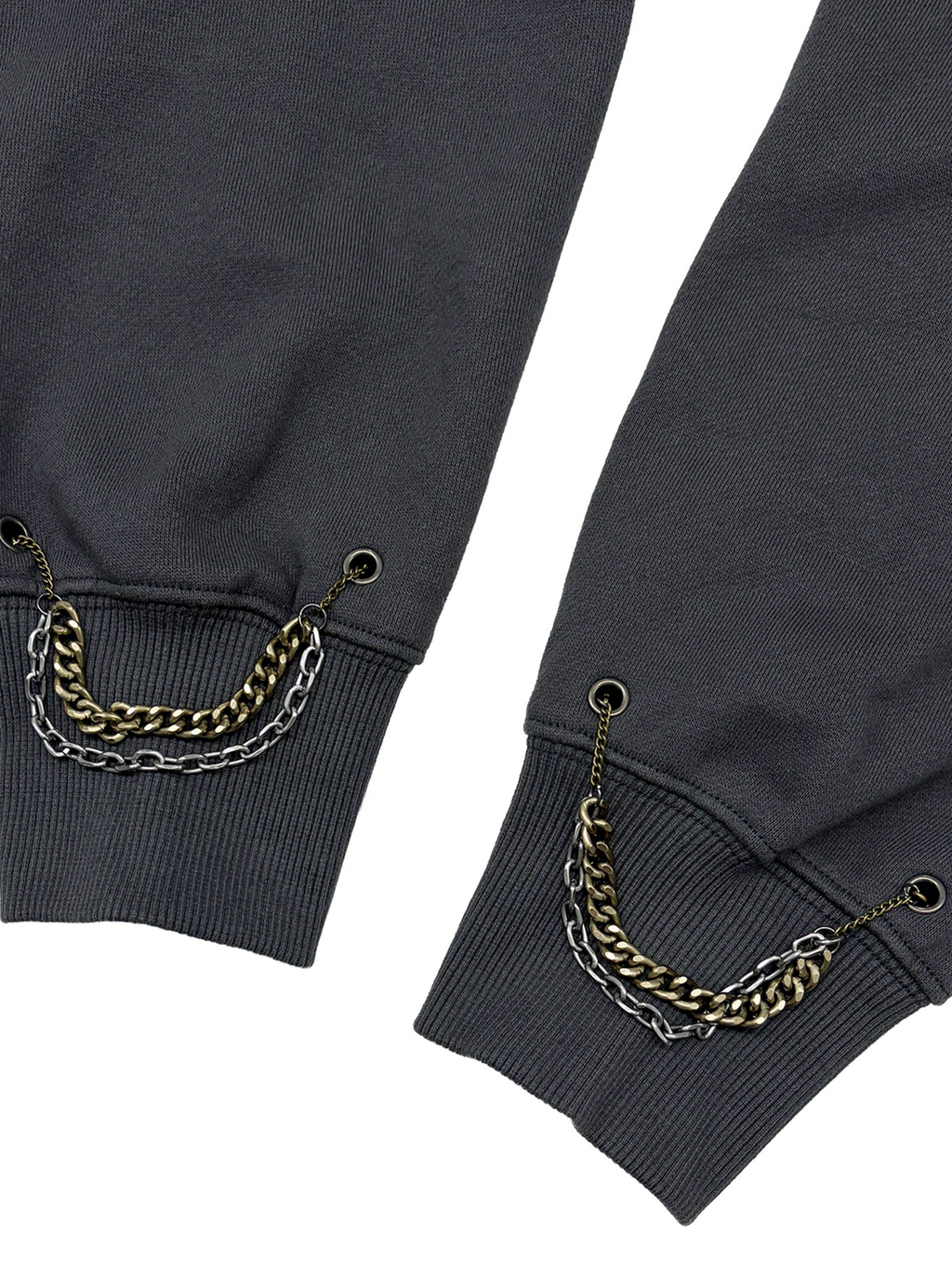 【SCULPTOR】Chain Hooded Zip-Up - 3 colors