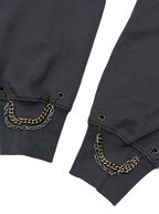 【SCULPTOR】Chain Hooded Zip-Up - 3 colors