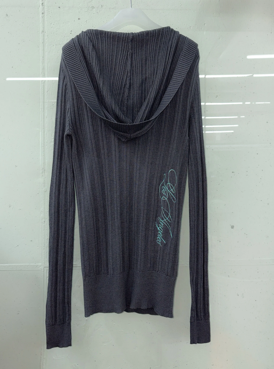 【SCULPTOR】Deep V Cut Hooded Sweater - 3 colors