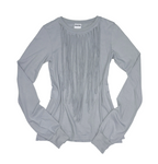 【SCULPTOR】Fringe Sleeve Tee - 3 colors