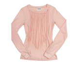 【SCULPTOR】Fringe Sleeve Tee - 3 colors